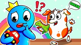 RAINBOW FRIENDS 3 | HOODOO and BLUE RACED with THE VACUUM CLEANER?! | Rainbow Friends [ Animation ]