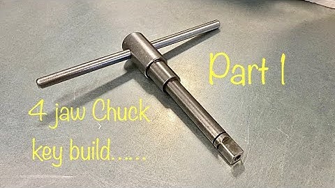 Making a new 4 jaw hexagon drive Chuck key - Part 1