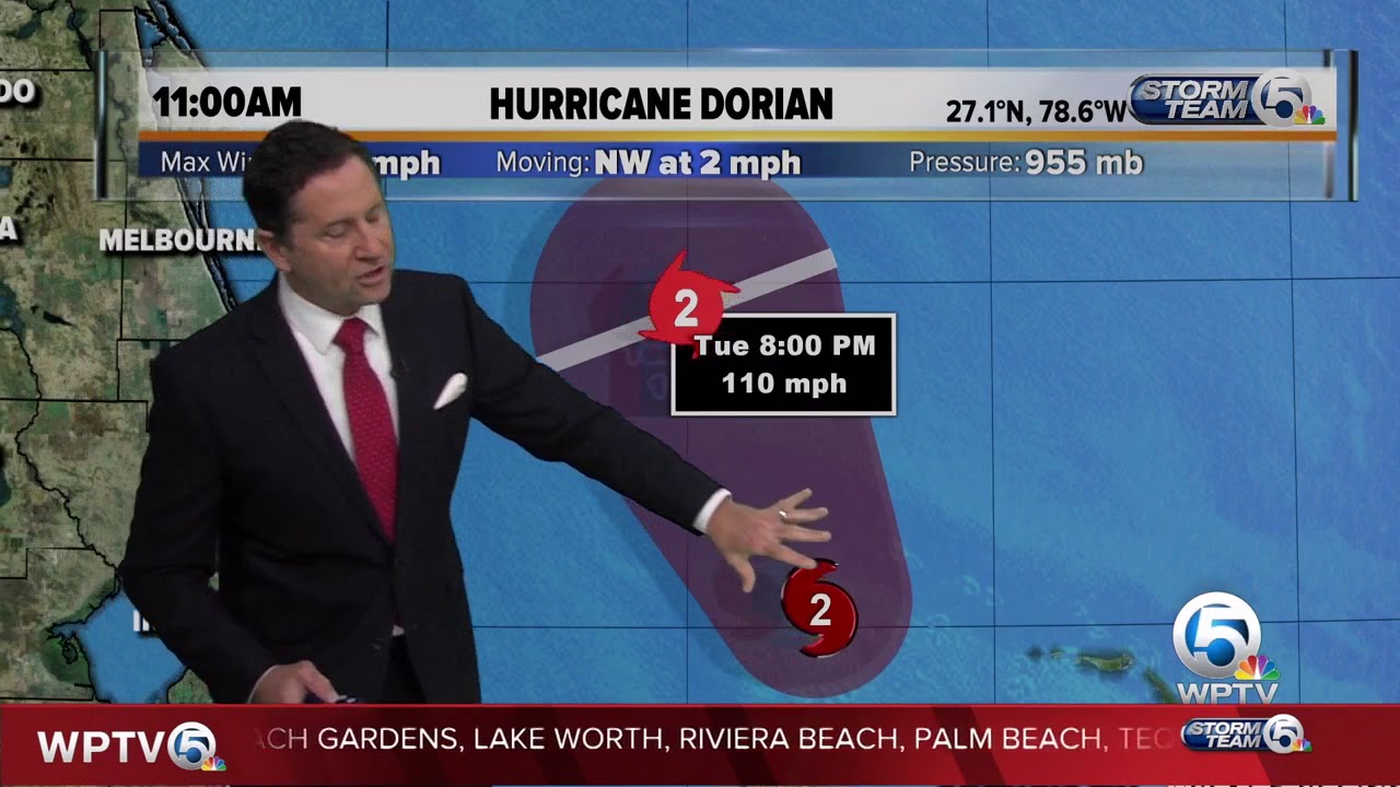 dorian prato garcia 11 a.m. Tuesday Dorian update
