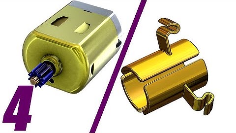 Project 11 |SolidWorks Tutorial| DC motor : part 4 metal contacts