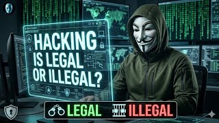 Hacking: Legal ya Illegal? 🤔 Reality Jo Koi Nahi Batata! | Cybersecurity Explained