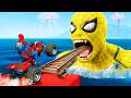 الرجل العنكبوت انقاذ باتمان Spider-Man Rescue batman vs iron man vs venom funny Game GTA 5 superhero