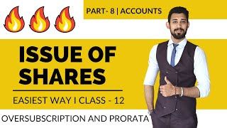 Issue of shares | Prorata and oversubscription | Very important question | Class 12