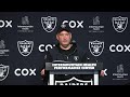 Raiders staff speak to the media ahead of the team&#39;s OTA practices