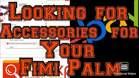 Looking for accessories on the internet for your Fimi Palm