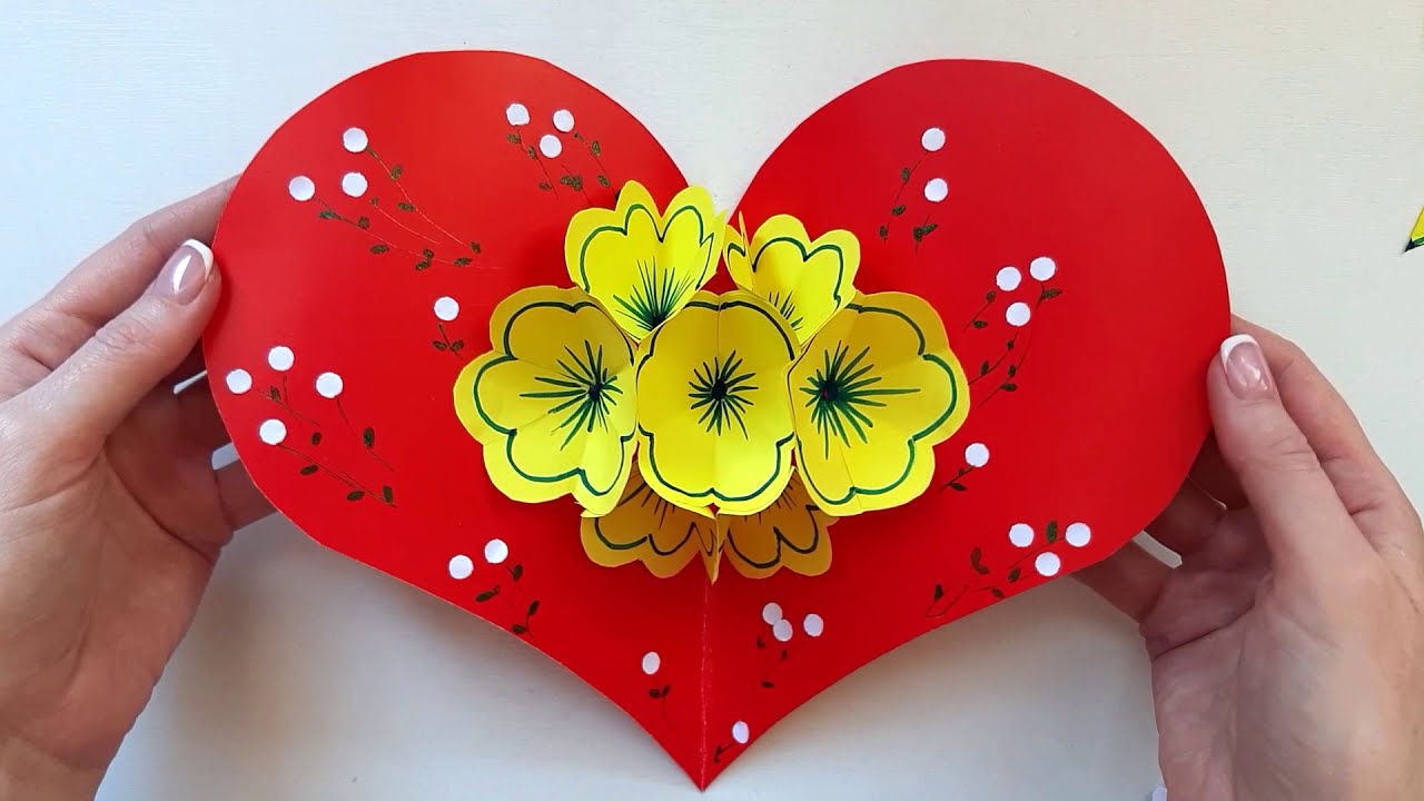 ОТКРЫТКА на 8 марта своими руками