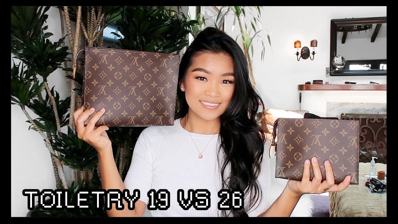 How to make Louis Vuitton Toiletry 19 a Crossbody Bag, LV toiletry 19 vs  26