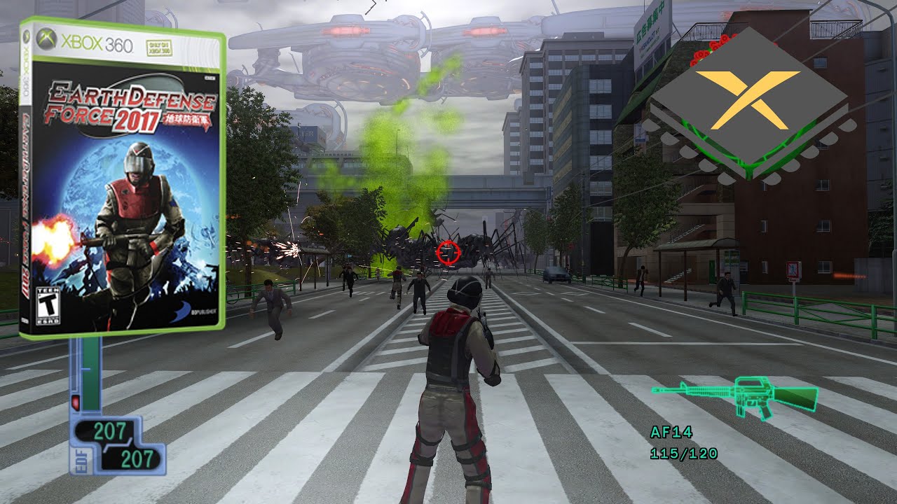 Xenia Canary 0d7281665 | Earth Defense Force 2017 4K 60FPS UHD | Xbox Emulator PC Gameplay