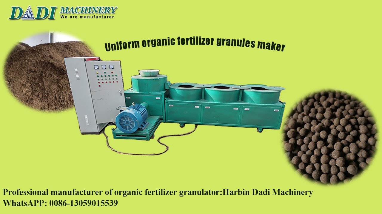 Double-mode Fertilizer Granulator Machine-Low Energy Consumption