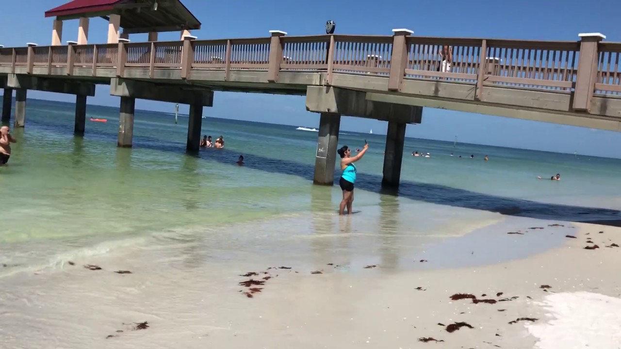 Clearwater Beach Tampa Florida Walking The Beach Pier 60