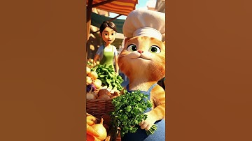 “Cat Cooks Breakfast Like a Pro!” #cat #cute #cartoon #animation