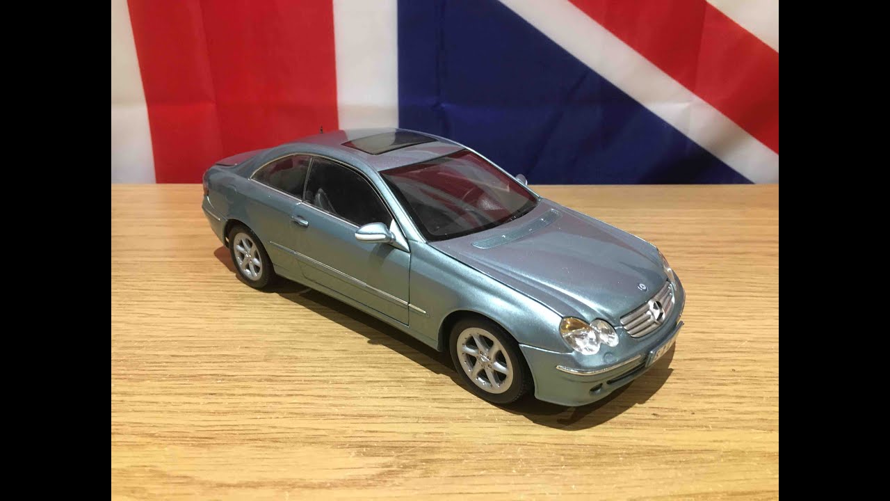 1:18 Kyosho Mercedes CLK Coupe W209 - YouTube