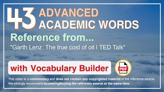 43 Advanced Academic Words Ref from \\