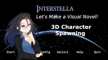 Make a Visual Novel in Unity 2023 - Episode 12 (part2) Spawning 3D Characters