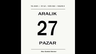 27 ARALIK NE GÜNÜ?