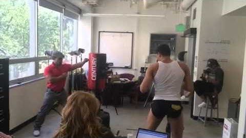 High Kick with Cometa Mini Wave EMG and Accelerometers