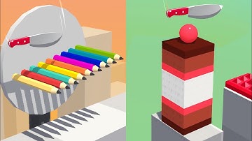 SLICE IT ALL! 🙈✨All Levels Gameplay Walkthrough Android, iOS v.7