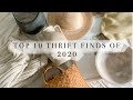 MY TOP 10 THRIFT FINDS OF 2020