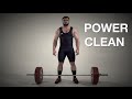 Power clean  olympic weightlifting