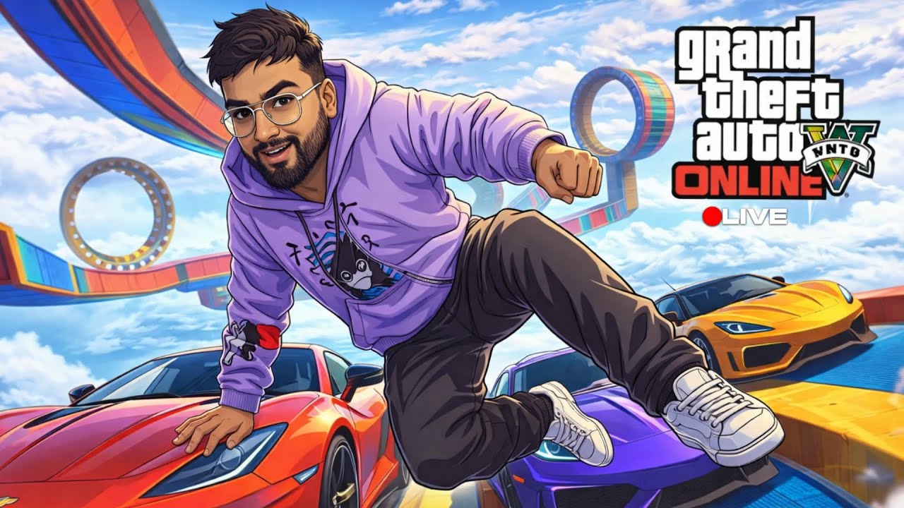 GTA 5 ONLINE PARKOUR RACES!! | Hindi/Telugu | India
