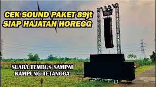 PART 2 \\ CEK SOUND PAKET SOUND SYSTEM 89jt SIAP KERJA