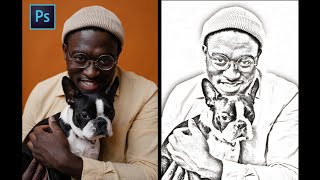 Transform Photos into Pencil Drawing Sketch in Photoshop - Image to Pencil Sketch in Photoshop screenshot 5