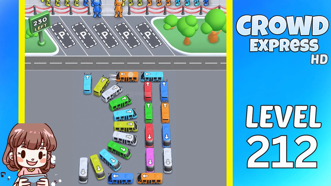 Crowd Express Level 212 Solution Walkthrough