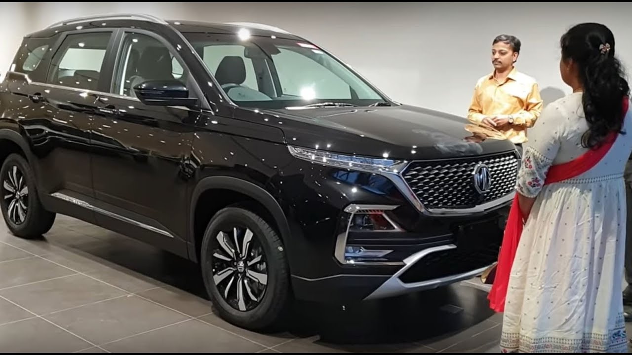Taking Delivery of MG Hector Starry Black|Exterior & Interior|Looking