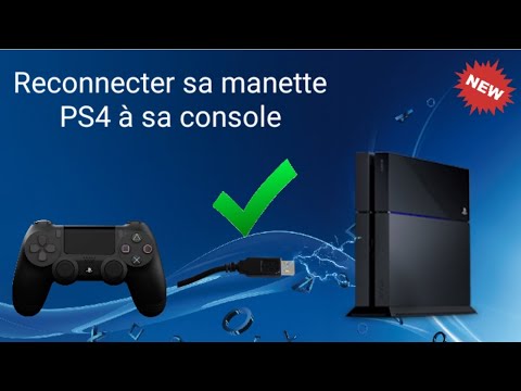 COMMENT RECONNECTER une manette ps4 à une ps4