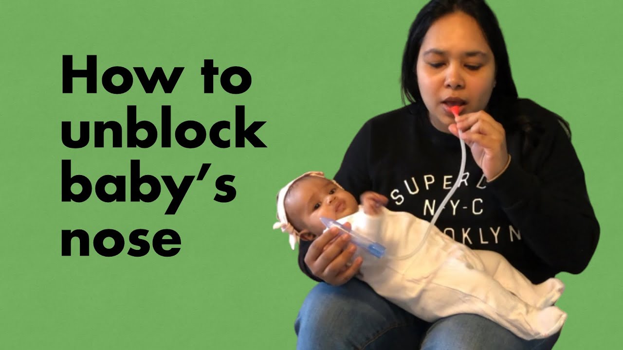 Congested baby : How to clear baby’s stuffy nose - YouTube