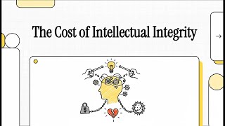 The Hidden Cost of Intellectual Integrity: Why We "Burst"