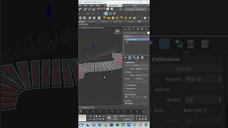 ✅Path deform inside 3ds max #viral #shorts #3dsmax screenshot 5