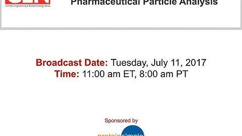 Micro-Flow Imaging as a Tool for Biopharmaceutical Particle Analysis