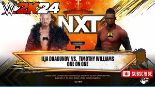 WWE2K24- TW🎃  vs Ilja Dragunov 🧛🏻