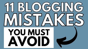 Blogging Mistakes for Beginners to AVOID I What I Wish I Knew Before Starting My Blog