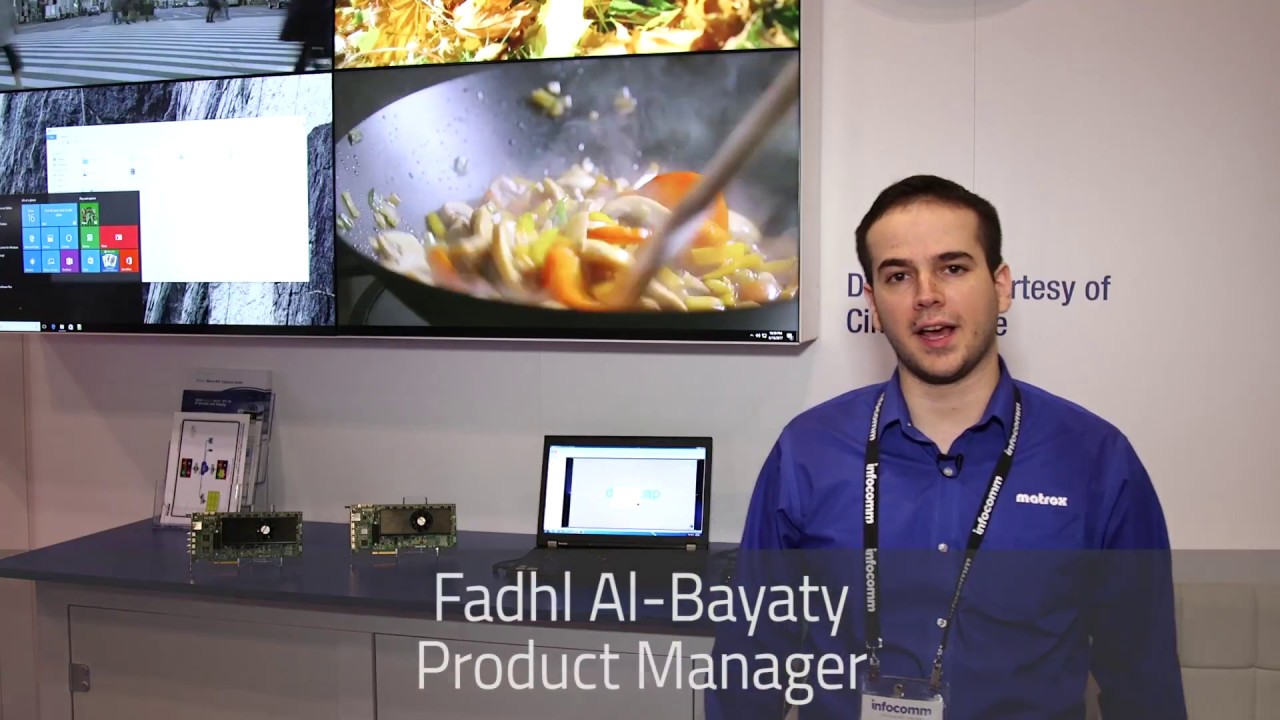 Inside the Matrox Graphics InfoComm 2017 Booth - YouTube commintegrator