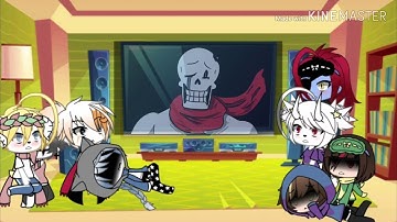 Undertale AU-{Gaster?!} +Undertale Reacts To Determination PT.1 {READ DESCRIPTION!!!}