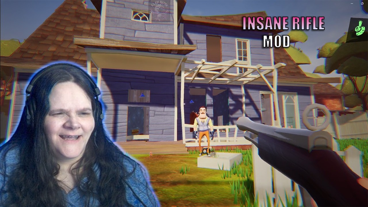 Hello Neighbor Rifle I AM THE CHAOS | Insane Rifle Mod - Hello Neighbor - YouTube