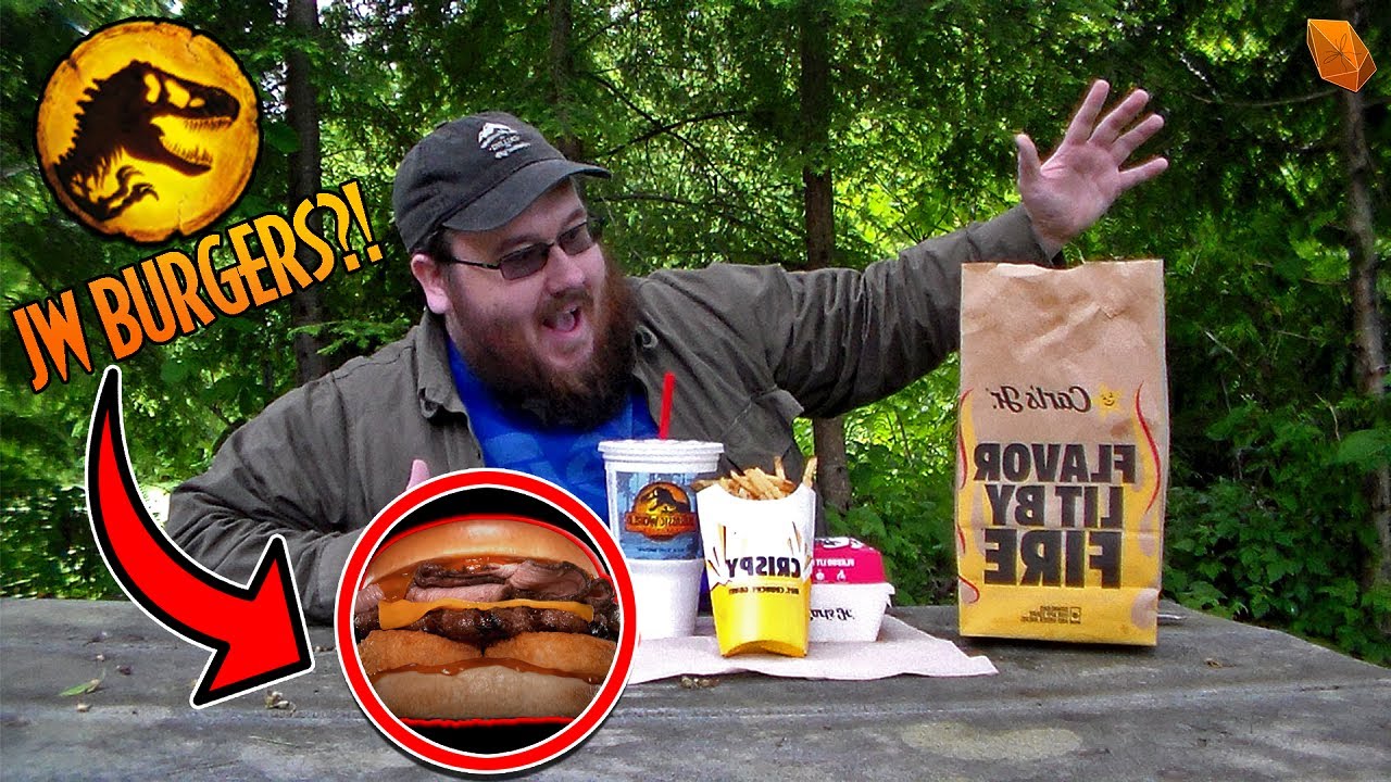 Carl's Jr's NEW JURASSIC Angus Thick Burger Review! | Countdown to Dominion