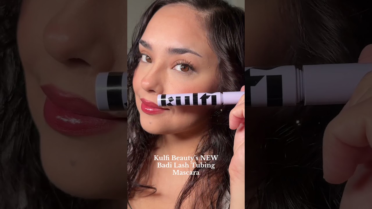 Kulfi Beauty’s NEWBadi Lash Tubing Mascara $26 instant volume flake & smudge proof 