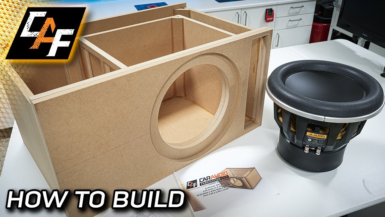 Sound Quality BASS Ported Subwoofer Box Build   13W7AE