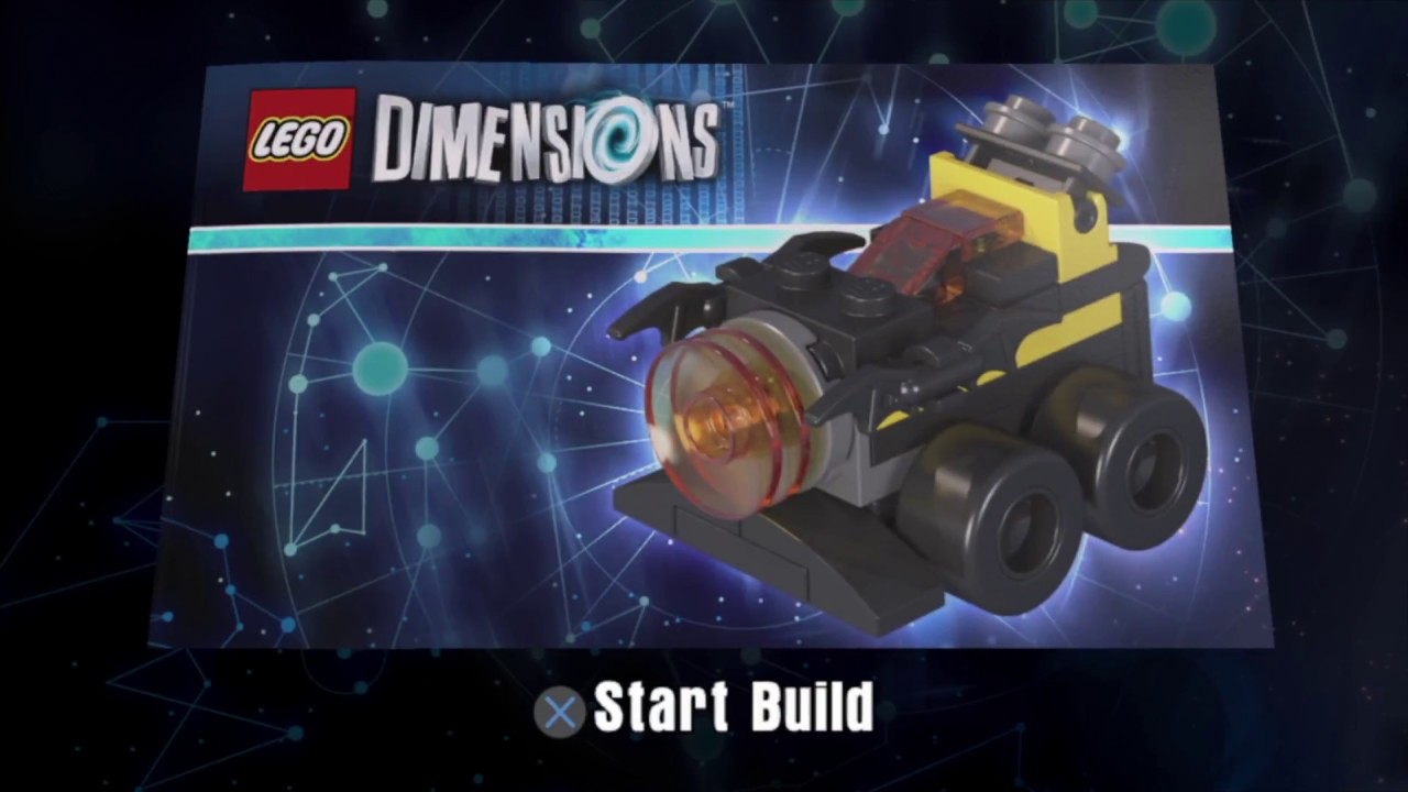 Lego Dimensions Batman Vehicle Instructions Batblaster Youtube