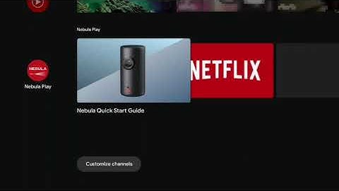 How to install Netflix on Nebula Projector