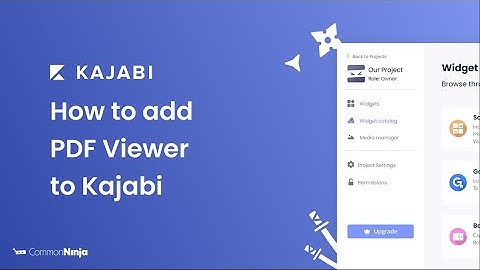 How to add a PDF Viewer to Kajabi