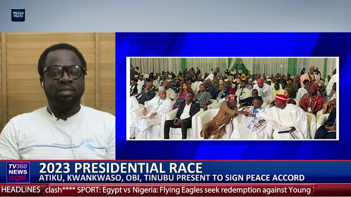 ATIKU, KWANKWASO, OBI, TINUBU PRESENT AS PRESIDENTIAL CANDIDATES SIGN PEACE ACCORD