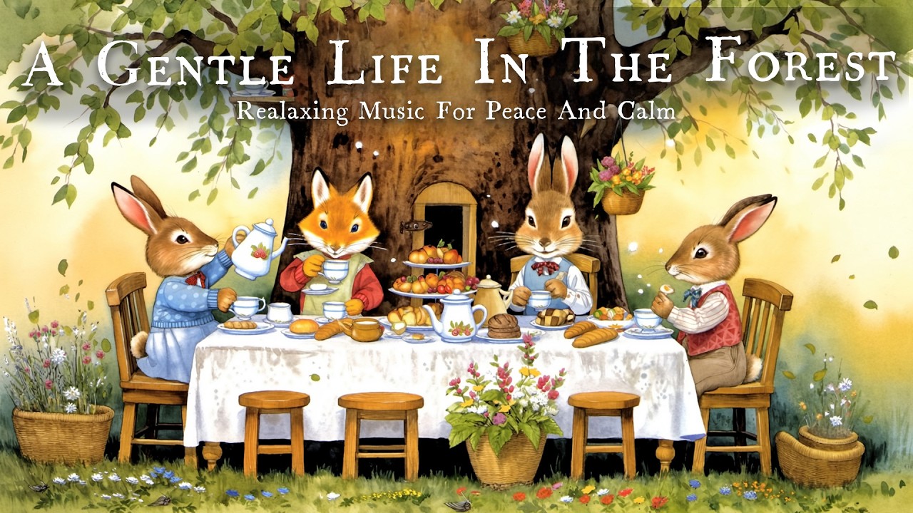 [Celtic Music] A Gentle Life In The Forest – Relaxing Forest Life & Gentle Storybook Waltz