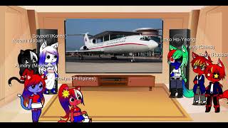 Asian countryfurries react to: Korean Air VS Air Koryo