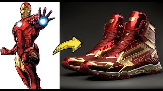 SUPERHEROES and Villains as SNEAKERS (Marvel characters)