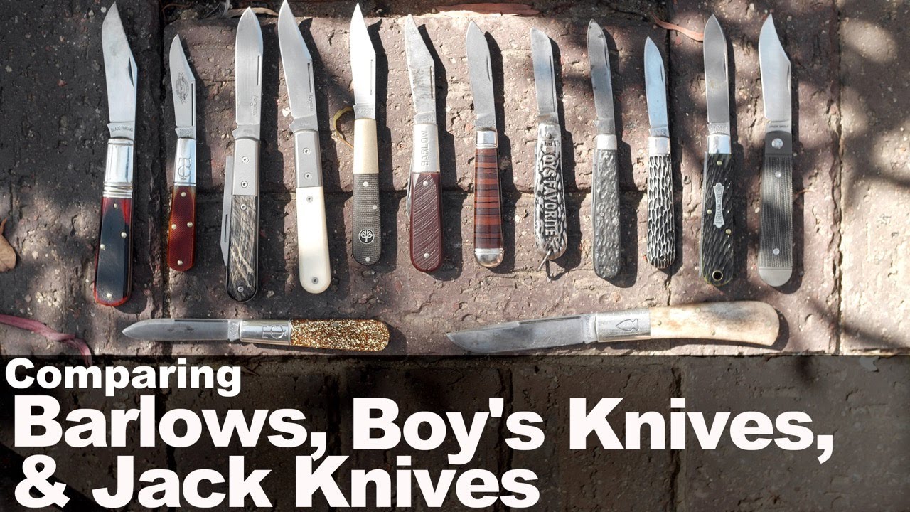 What are Barlows, Jack Knives, and a Boys Knife? Collection Overview and  Comparisons GEC & Jack Wolf 