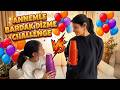 BALONU DÜŞÜREN KAYBEDER! 🎈 ANNEMLE BARDAK DİZME CHALLENGE 😱
